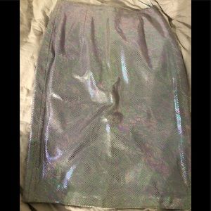 High quality leather skirt